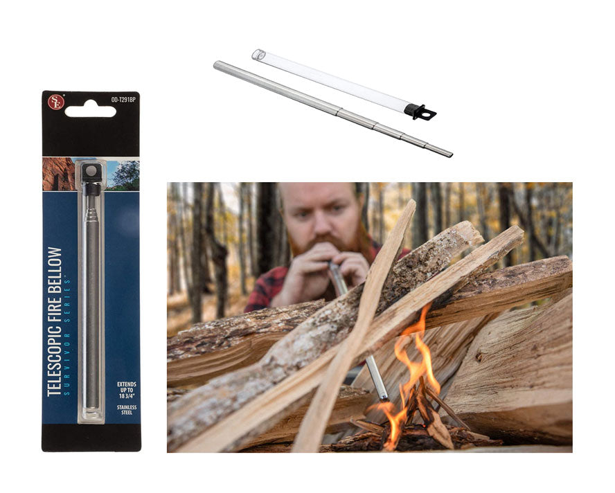 Stainless-Steel Telescopic Fire Bellow