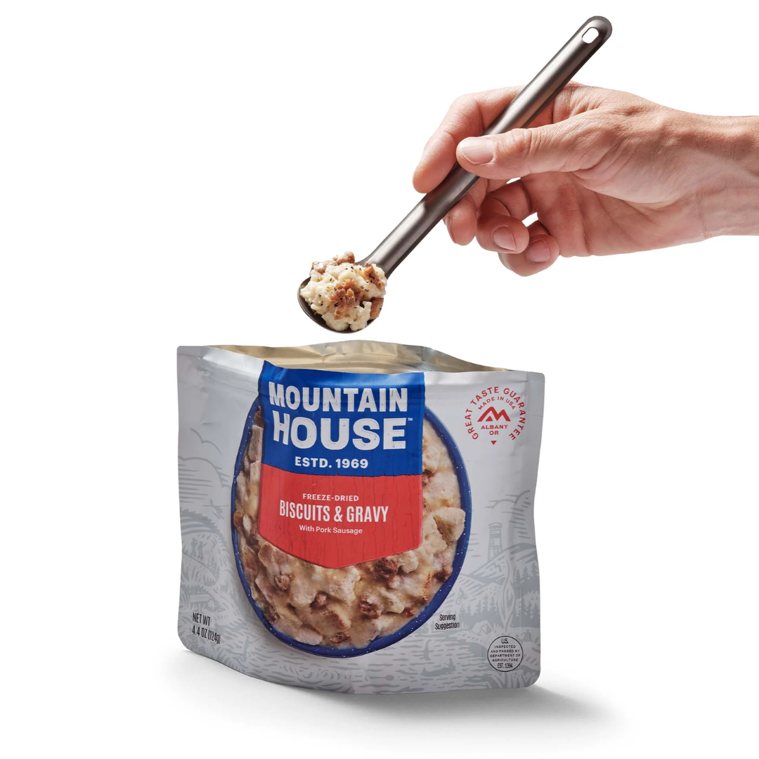 Freeze-Dried Biscuits and Gravy Pouch - Mountain House