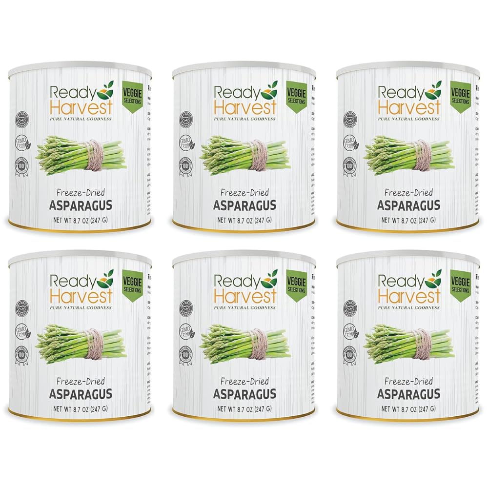 Ready Harvest Freeze-Dried Asparagus (30-Year Shelf Life)