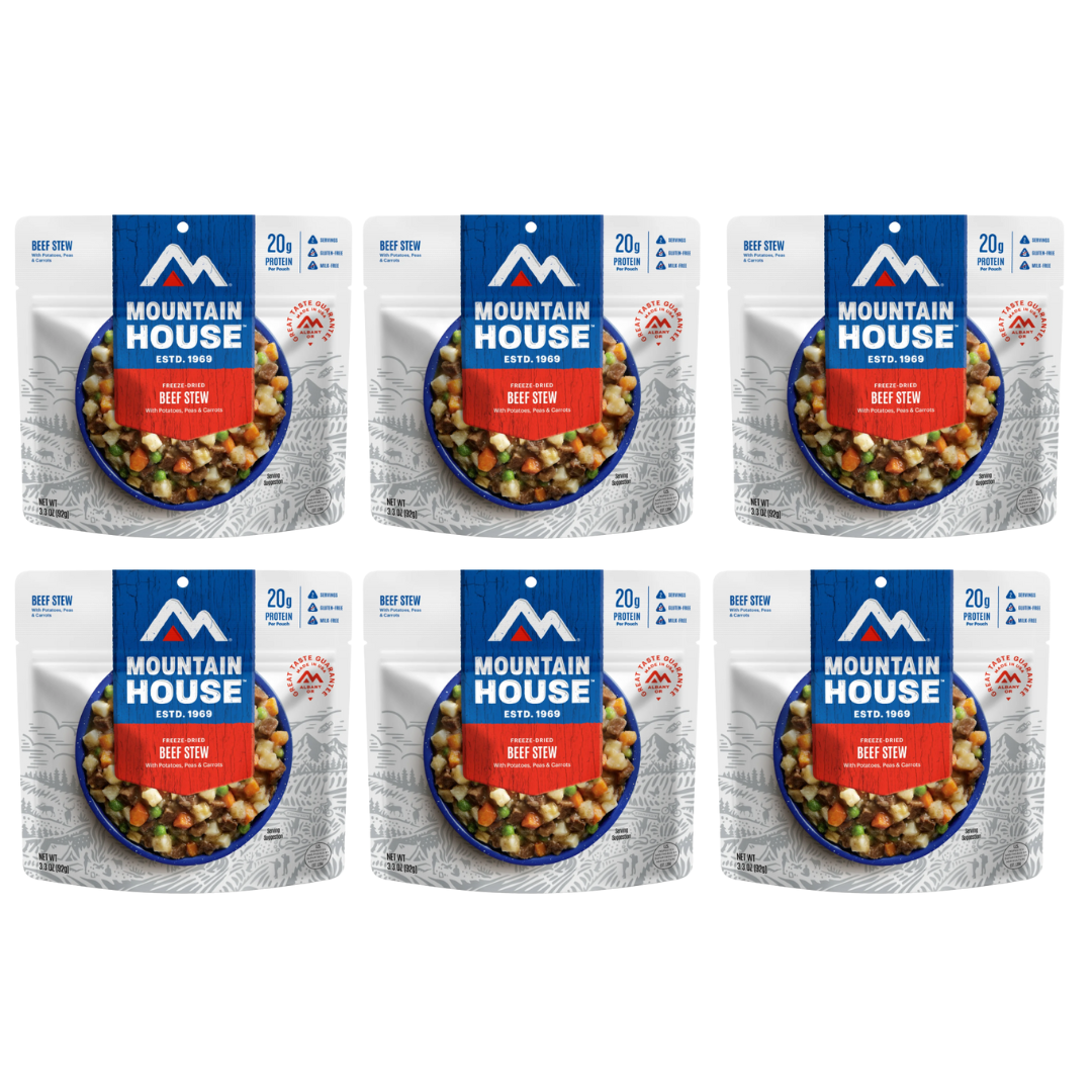 Freeze-Dried Beef Stew Pouch - Mountain House (GF) Gluten Free