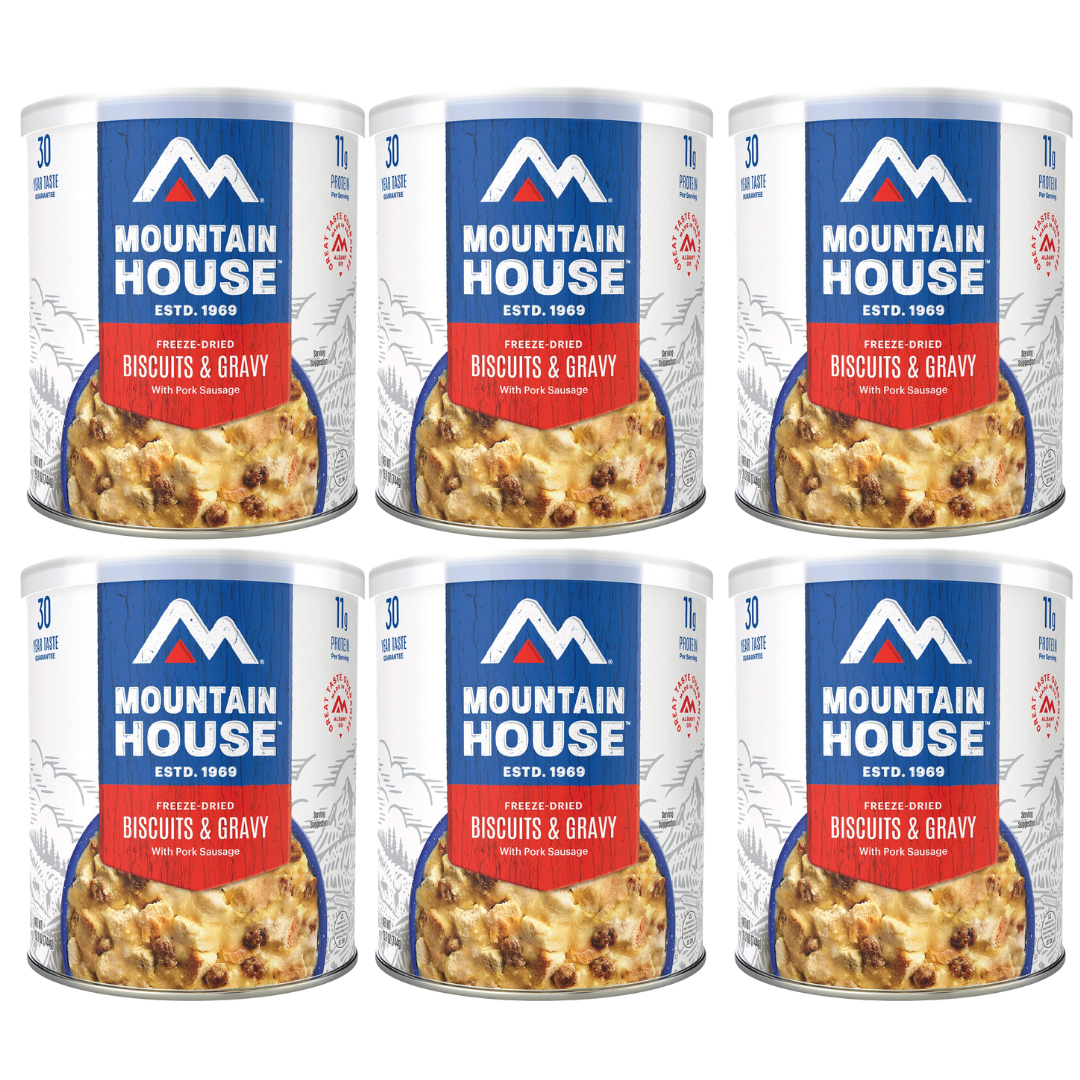 Freeze-Dried Biscuits & Gravy Can - Mountain House