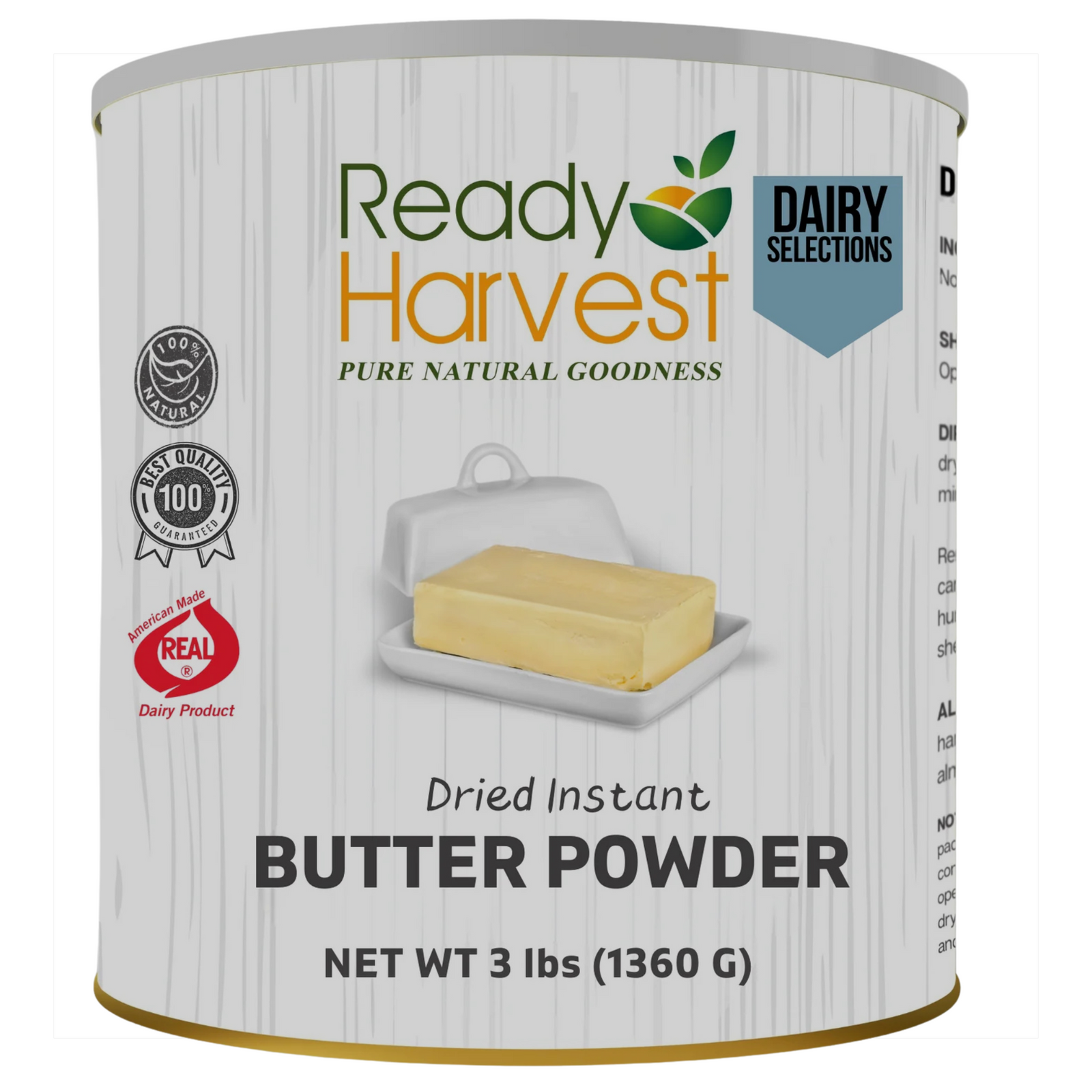 Ready Harvest Butter Powder (15-Year Shelf-Life)