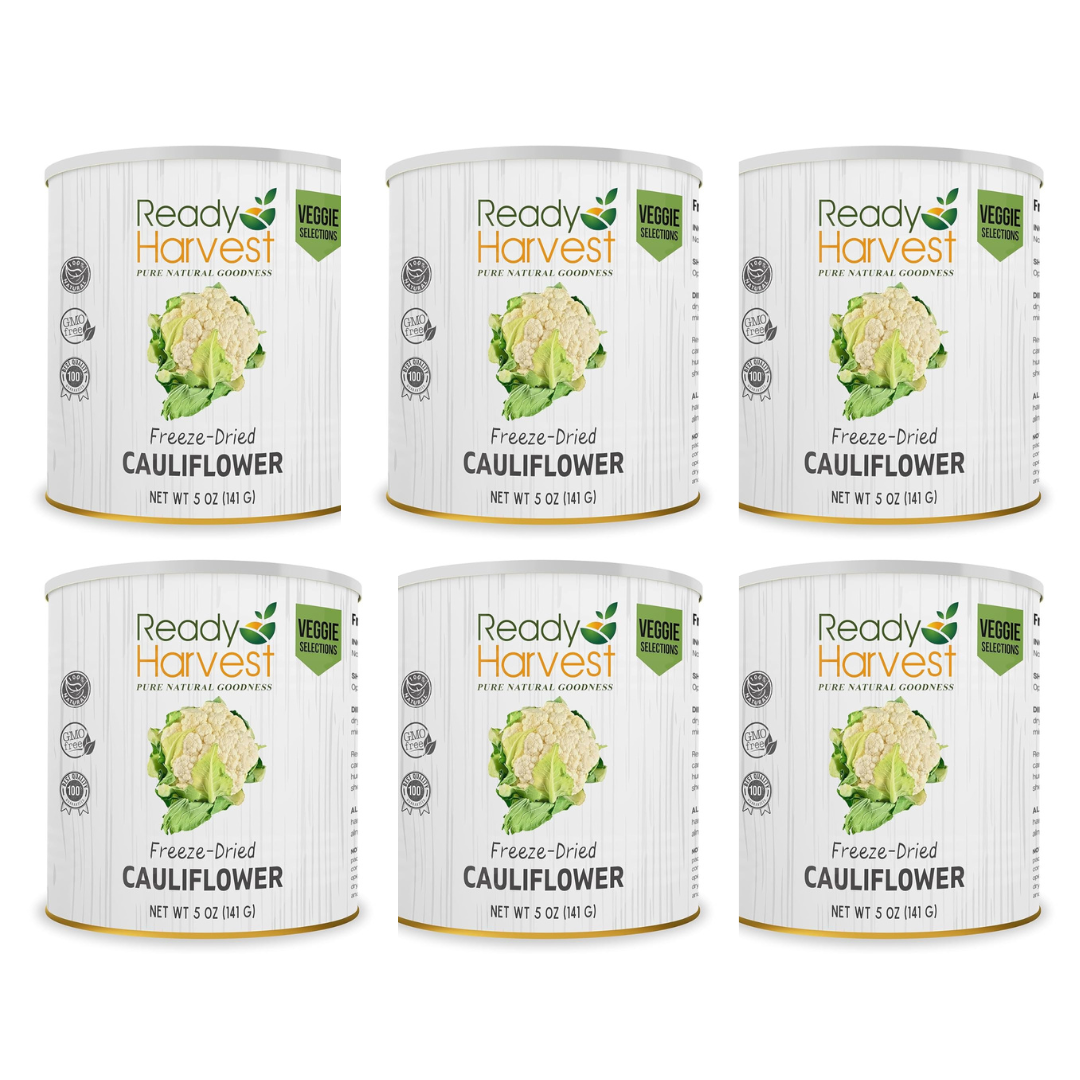 Ready Harvest Freeze-Dried Cauliflower (30-Year Shelf Life)