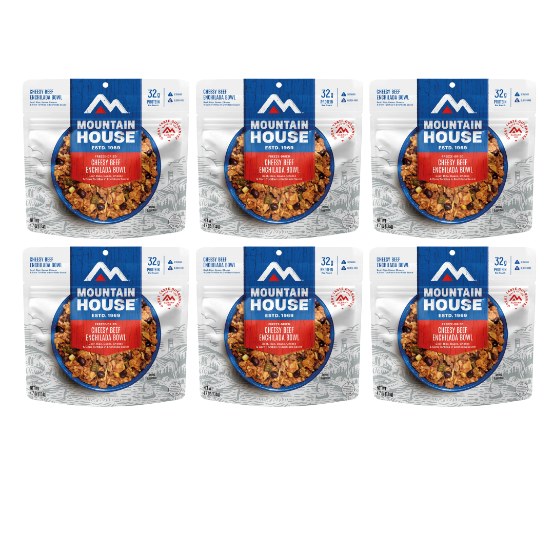 Freeze-Dried Cheesy Beef Enchilada Bowl Pouch - Mountain House