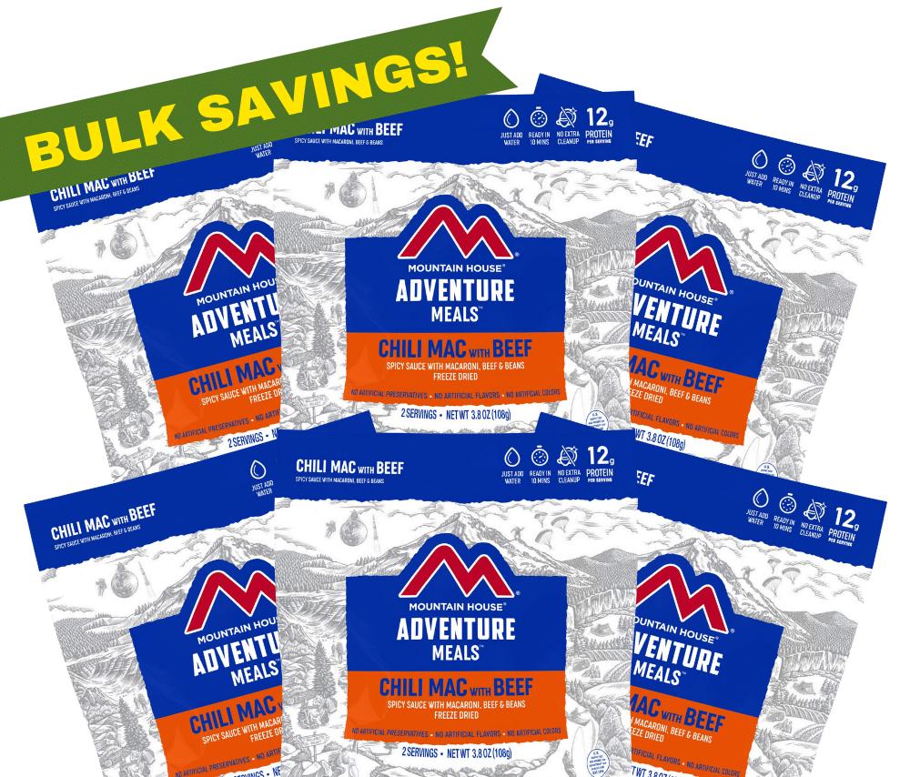 Freeze-Dried Chili Mac with Beef Pouch - Mountain House