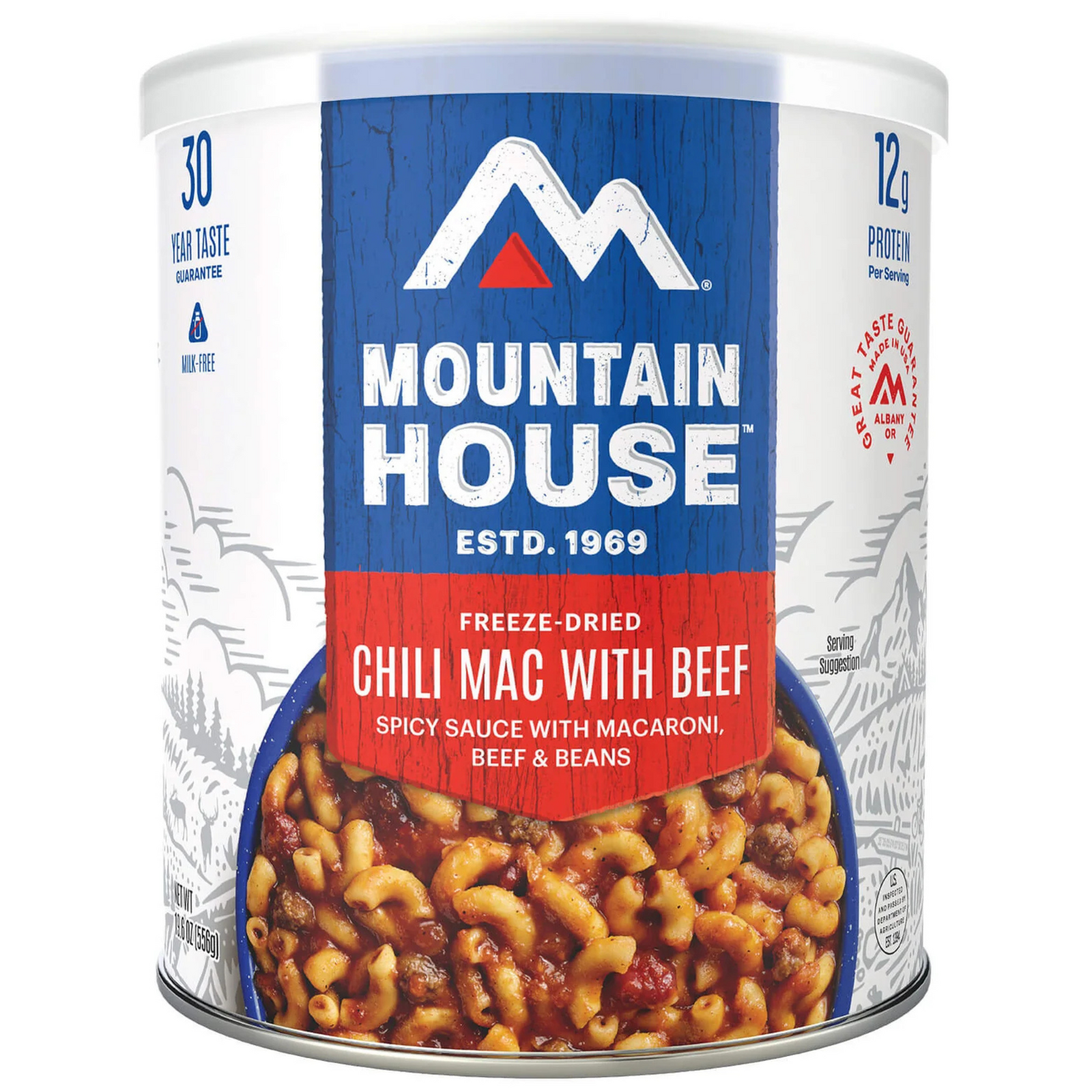 Freeze-Dried Chili Mac with Beef Can - Mountain House
