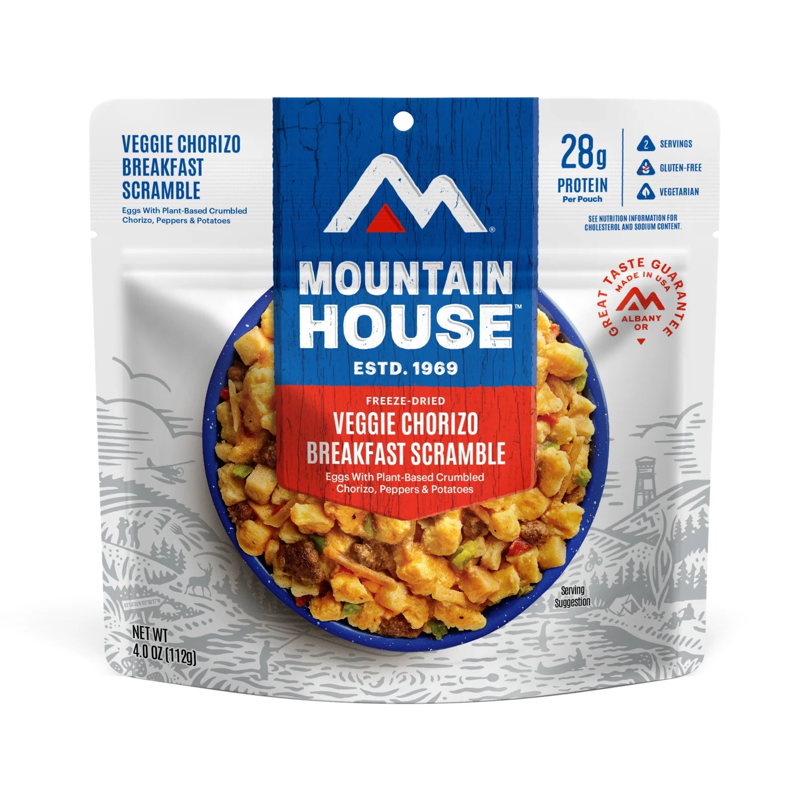 Freeze-Dried Veggie Chorizo Breakfast Scramble - Mountain House (GF) Gluten Free