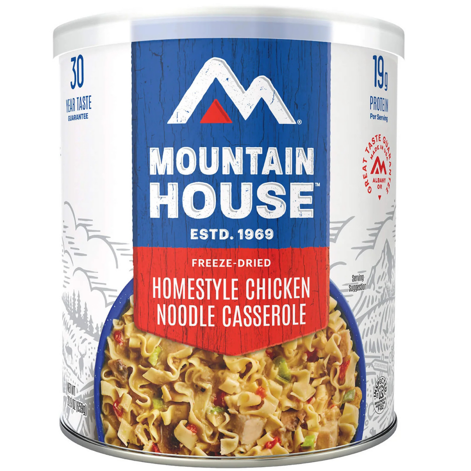 Freeze-Dried Homestyle Chicken Noodle Casserole Can - Mountain House
