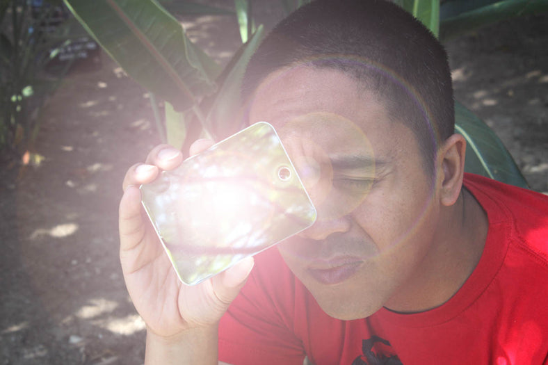 Two-Sided Stainless Steel Shatterproof Signaling Mirror