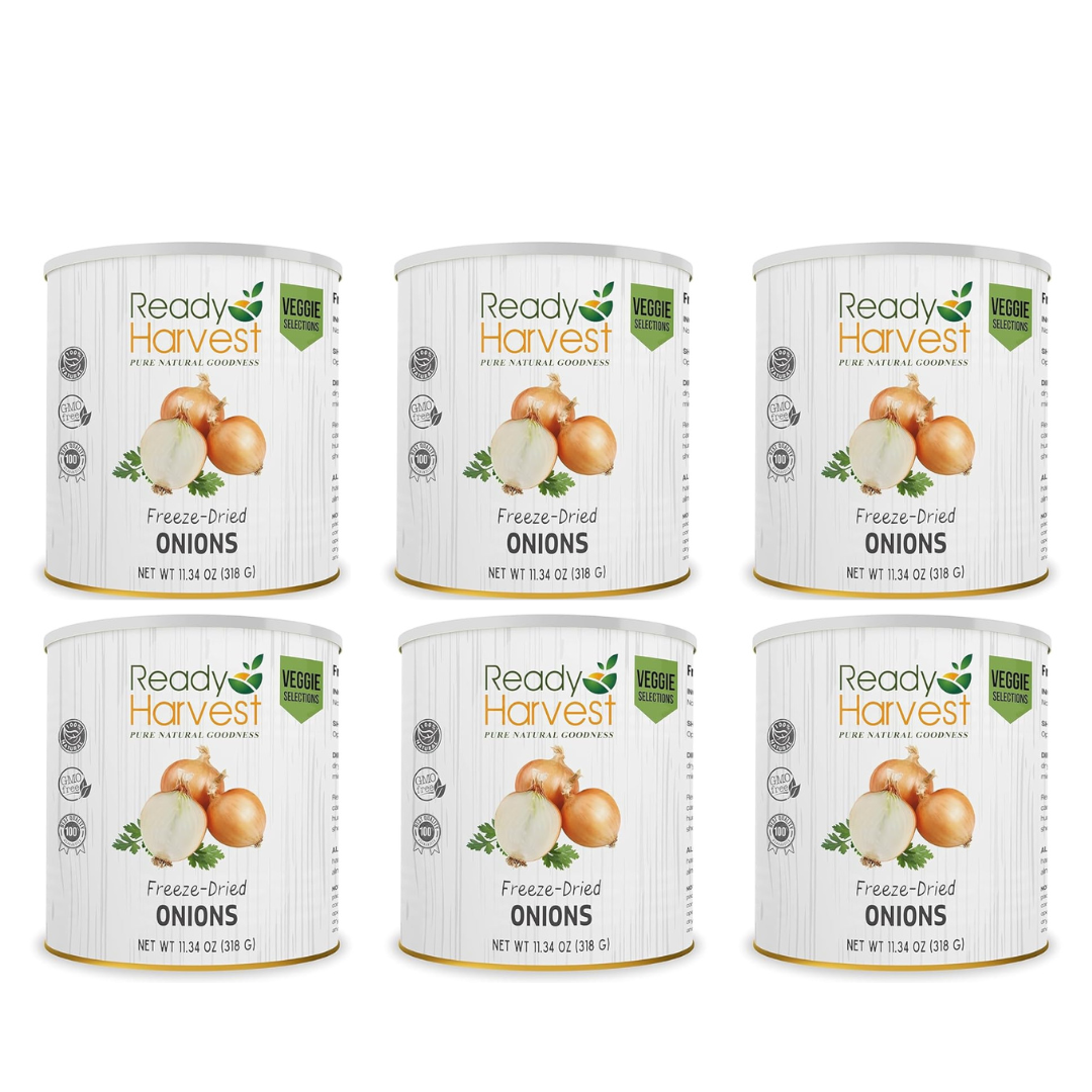 Ready Harvest Freeze-Dried Onions (30-Year Shelf Life)