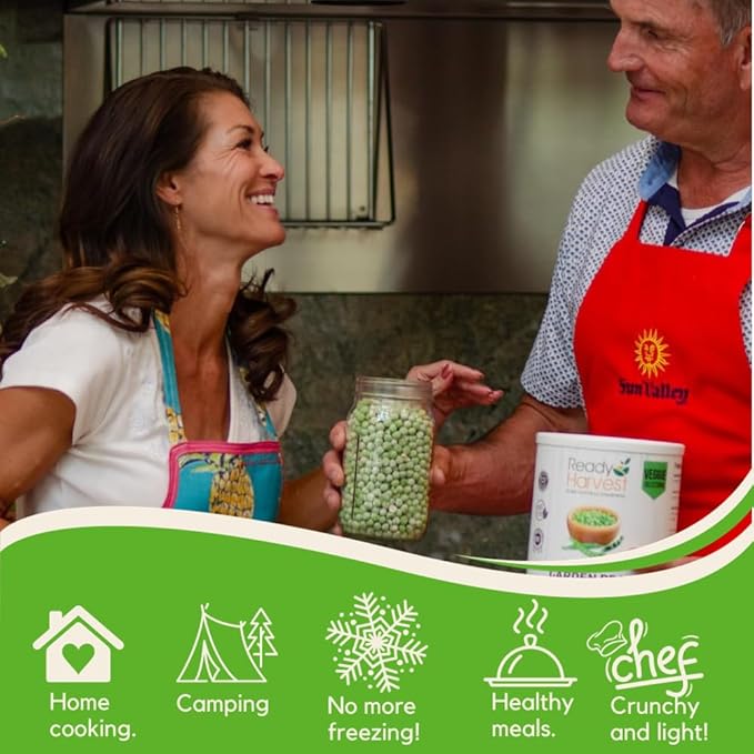 Ready Harvest Freeze-Dried Garden Peas (30-Year Shelf Life)
