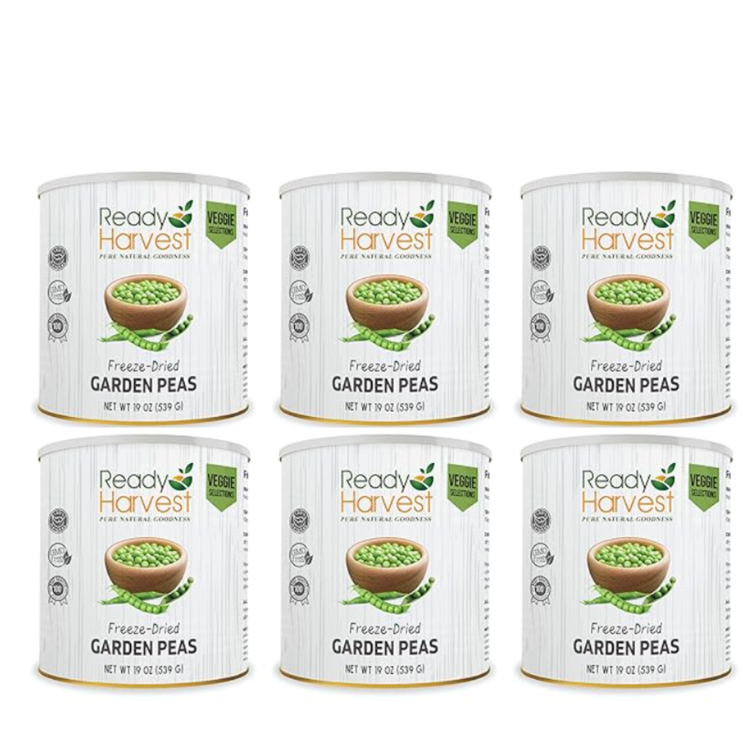 Ready Harvest Freeze-Dried Garden Peas (30-Year Shelf Life)