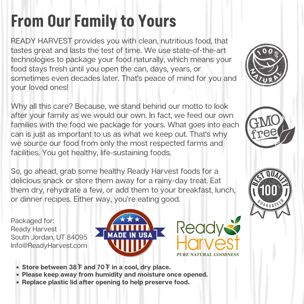 Ready Harvest Premium Quick-Cook Pinto Beans (25-Year Shelf Life)