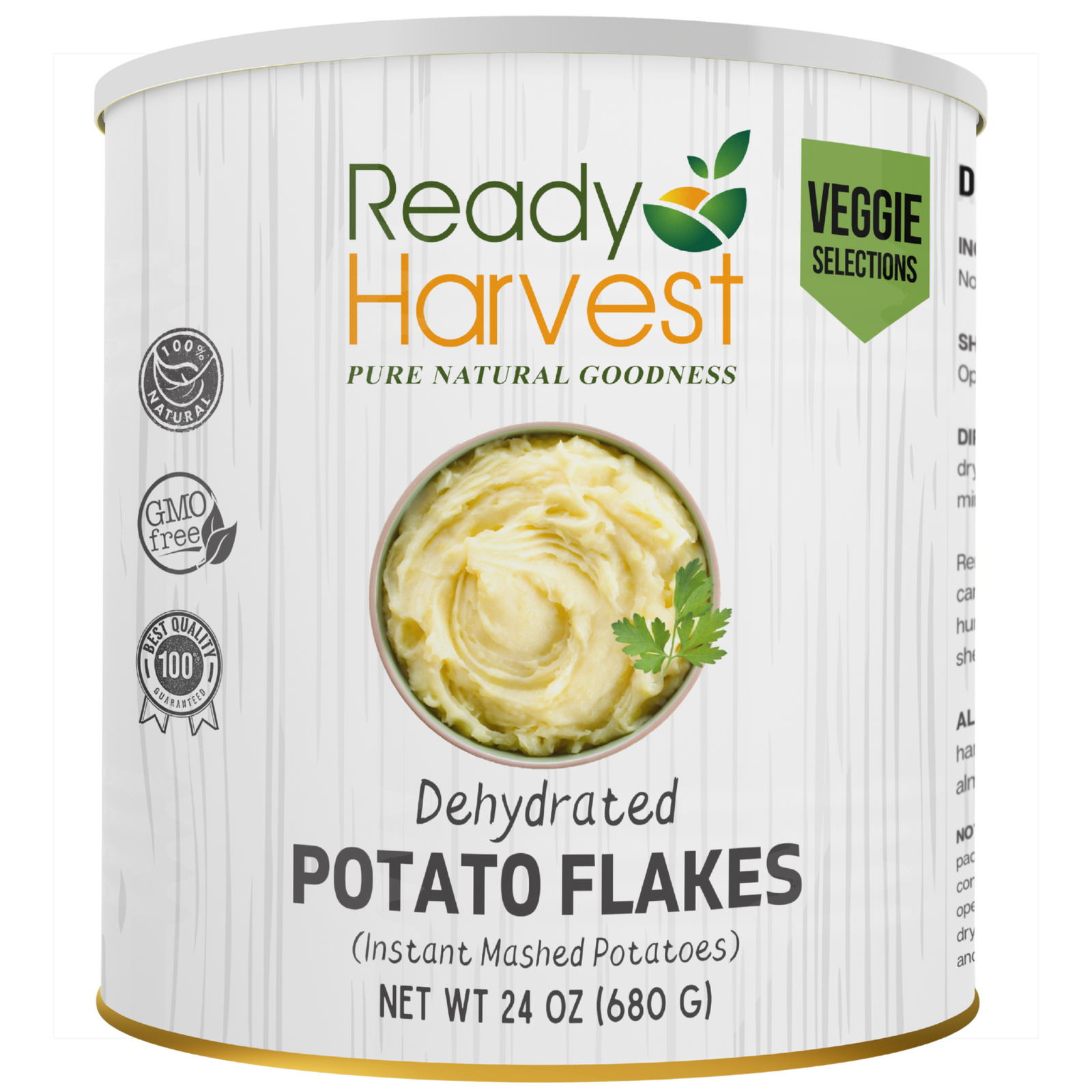 Ready Harvest Potato Flakes for Mashed Potatoes (30-Year Shelf Life)