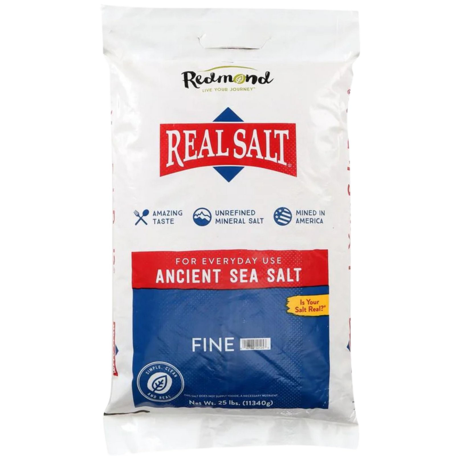 Redmond REAL Sea Table Salt (Fine Grind)