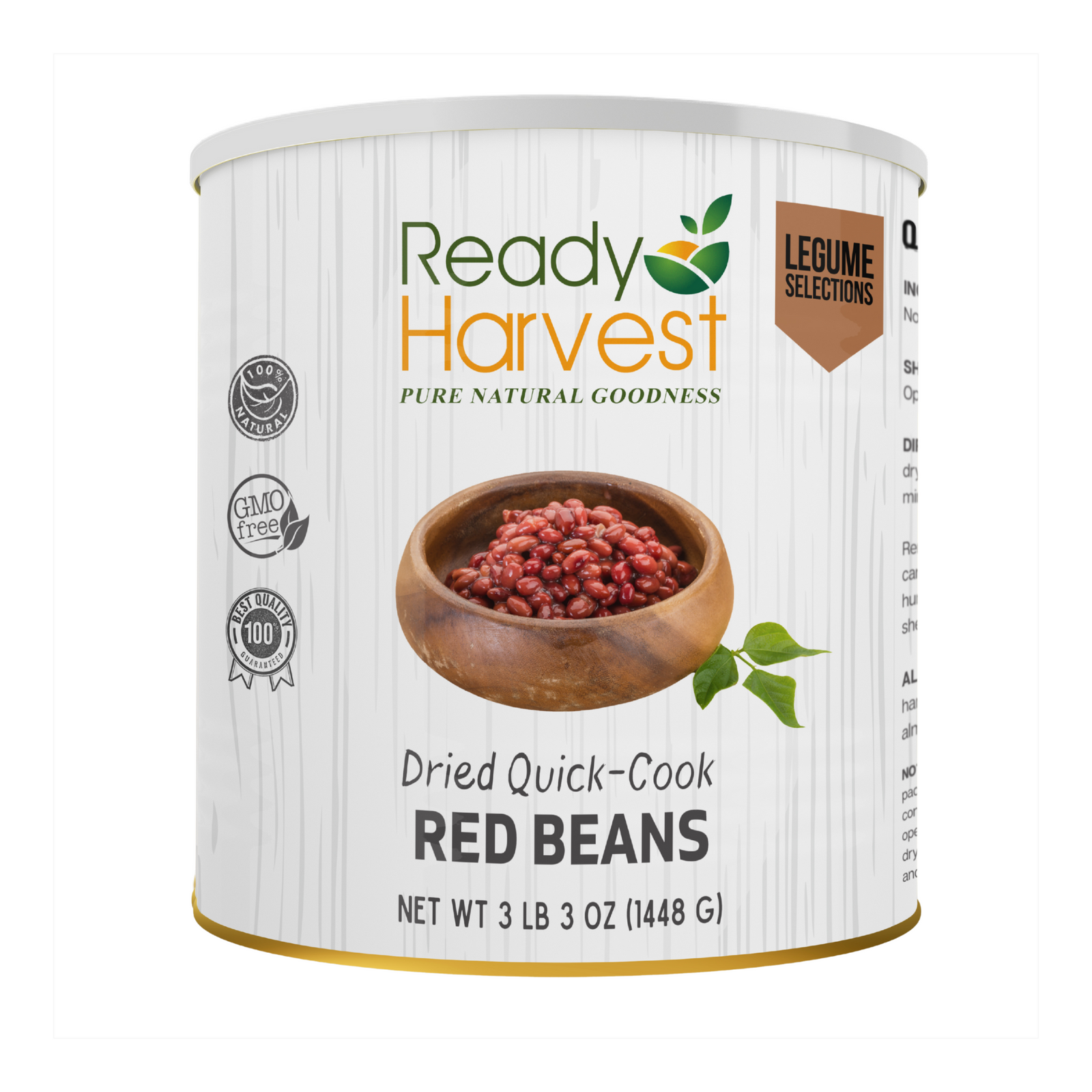 Ready Harvest Quick-Cook Beans Variety Kit (25-Year Shelf Life)