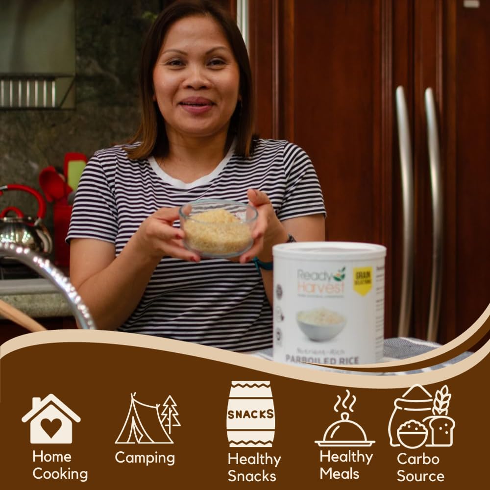 Ready Harvest High Nutrient Parboiled Long Grain White Rice (30-Year Shelf Life)