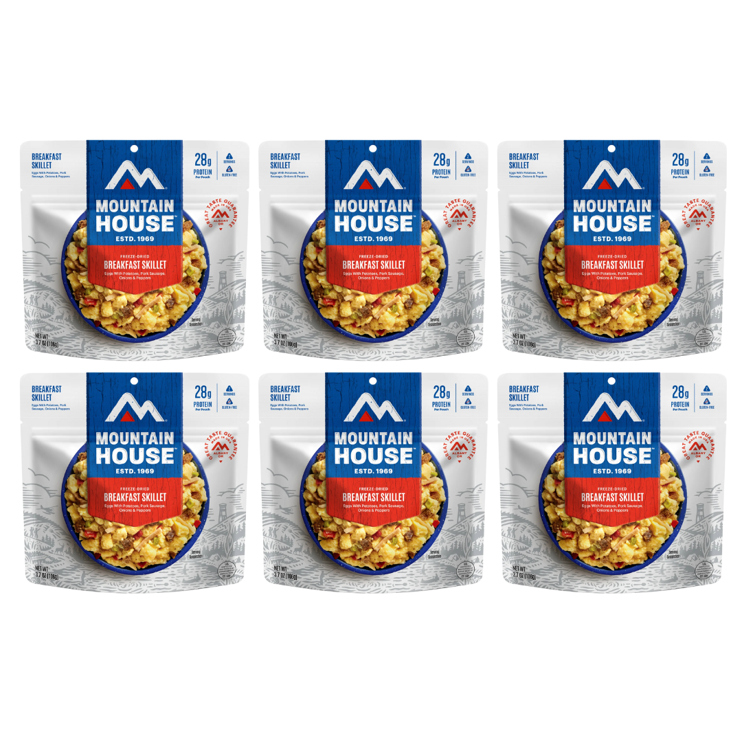 Freeze-Dried Breakfast Skillet Pouch - Mountain House (GF) Gluten Free