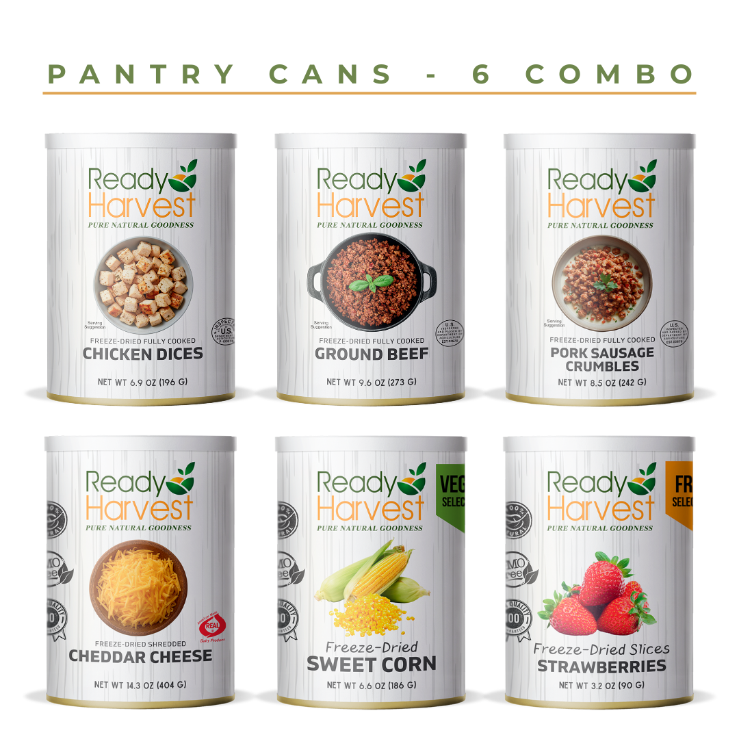 Ready Harvest Pantry Cans 6-Combo