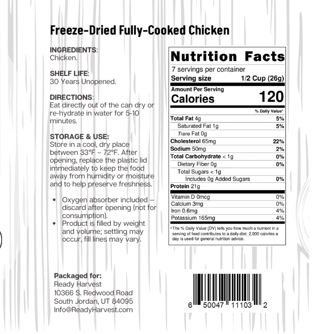 Ready Harvest Pantry Can - Egg Crystals (10.6 oz)