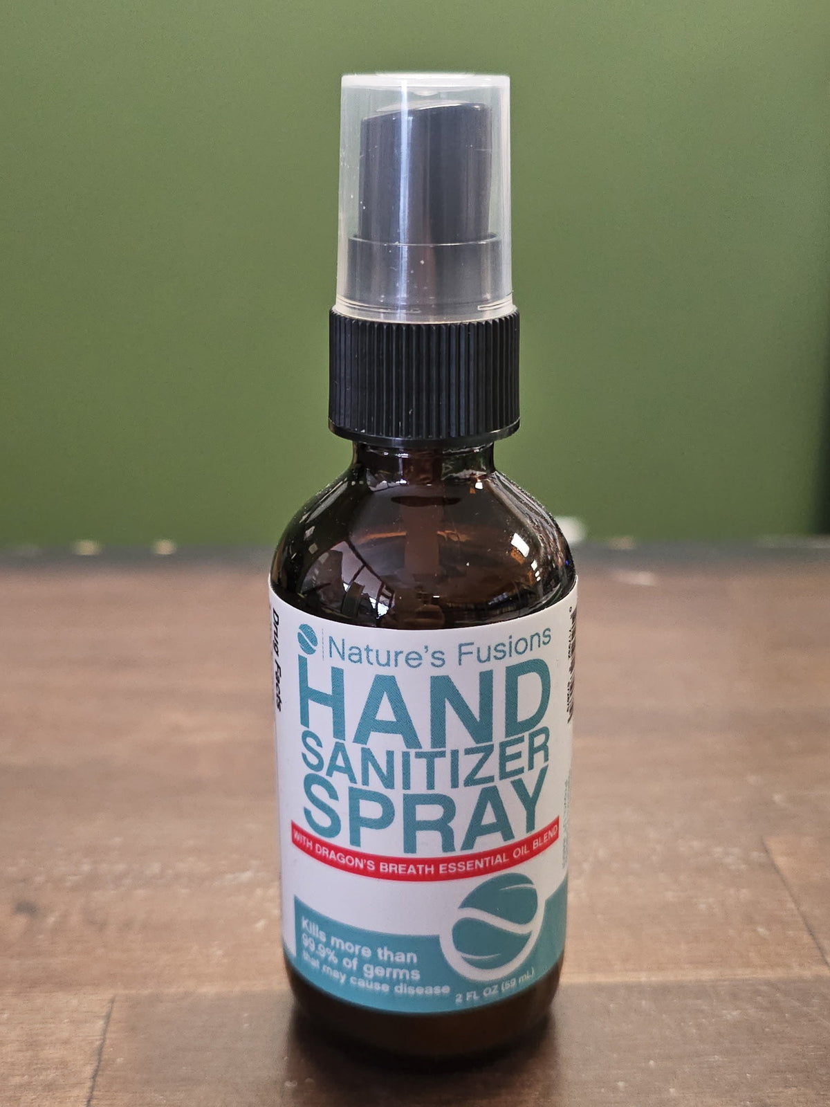 Hand Sanitizer Spray - Nature's Fusion - 2oz Bottle