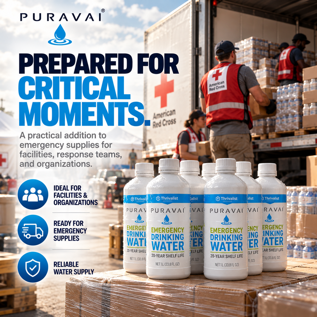 Puravai Emergency Drinking Water (20-Year Shelf Life)