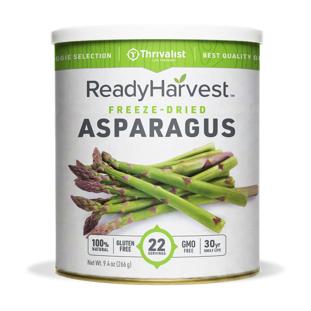 Ready Harvest Freeze-Dried Asparagus (30-Year Shelf Life)