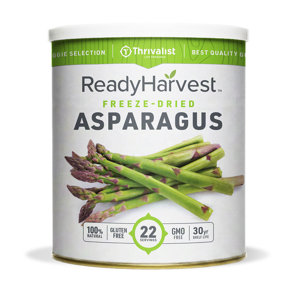 Ready Harvest Freeze-Dried Asparagus (30-Year Shelf Life)