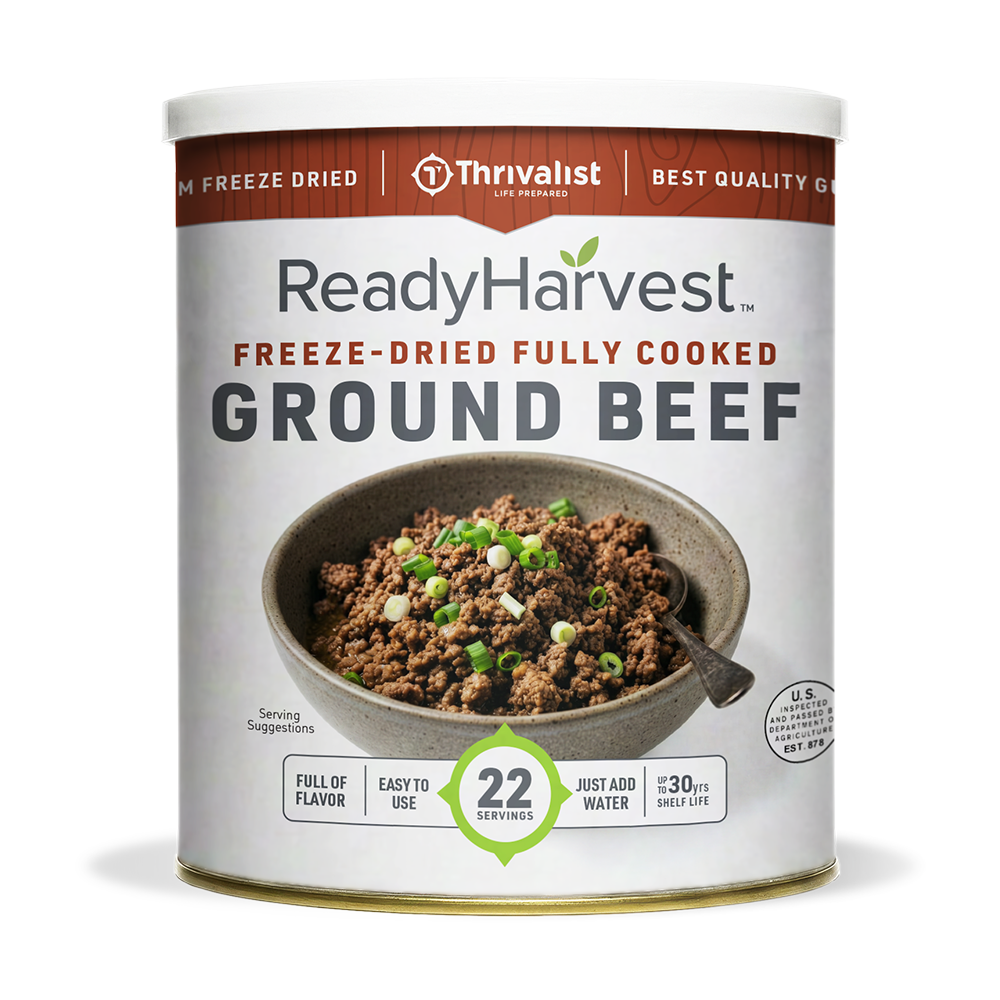 Ready Harvest Freeze-Dried Ground Beef (Fully Cooked)