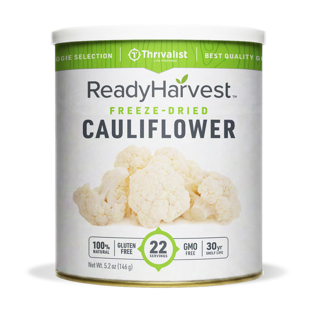 Ready Harvest Freeze-Dried Cauliflower (30-Year Shelf Life)