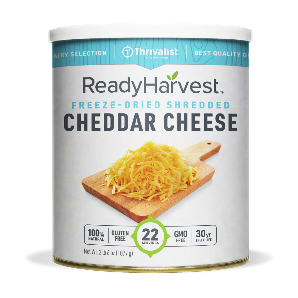 Ready Harvest Freeze-Dried Shredded Cheddar Cheese