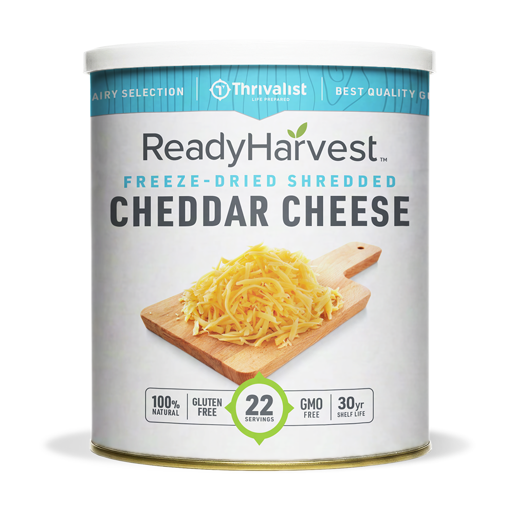 Ready Harvest Freeze-Dried Shredded Cheddar Cheese