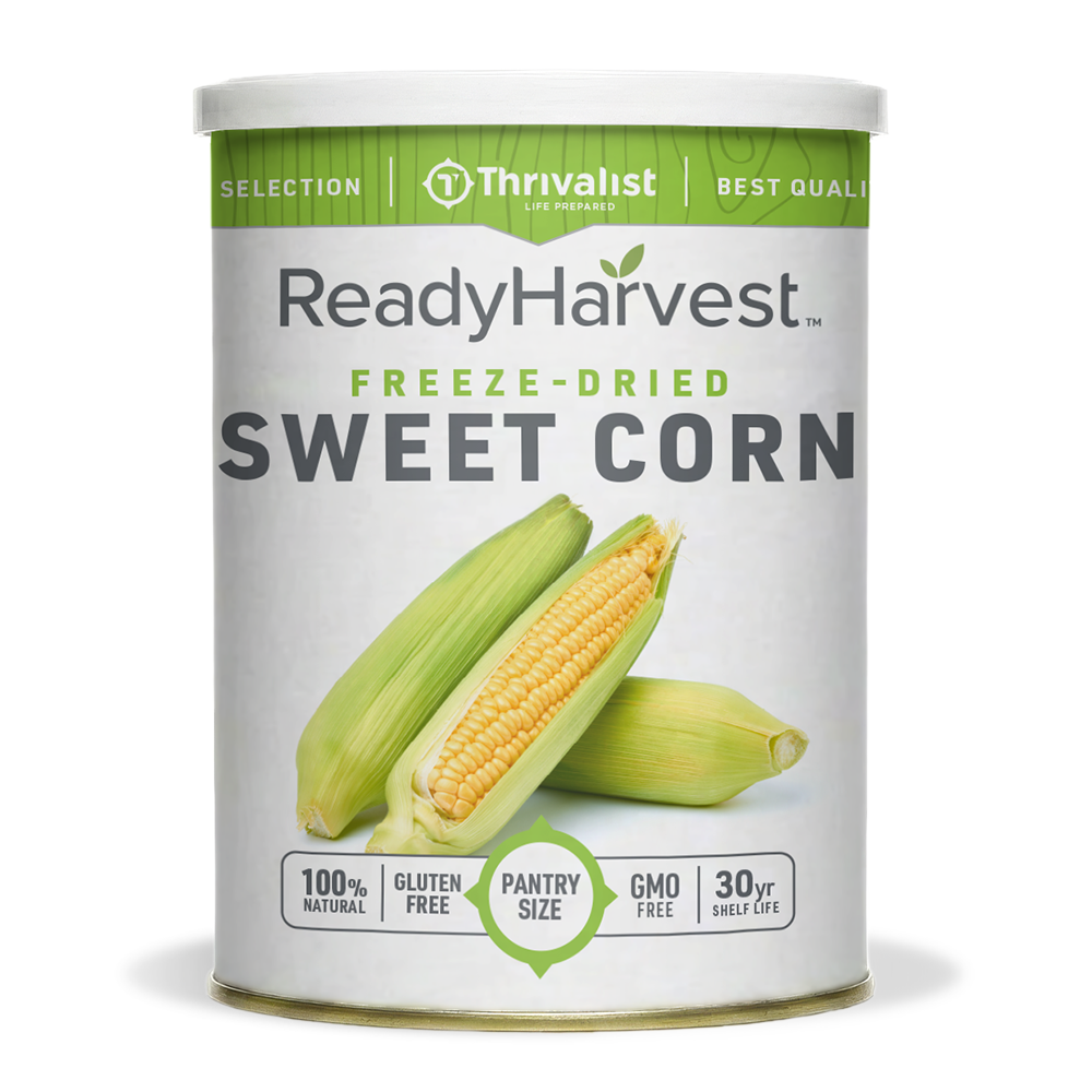 Ready Harvest Pantry Can – Freeze-Dried Sweet Corn (6.6 oz)