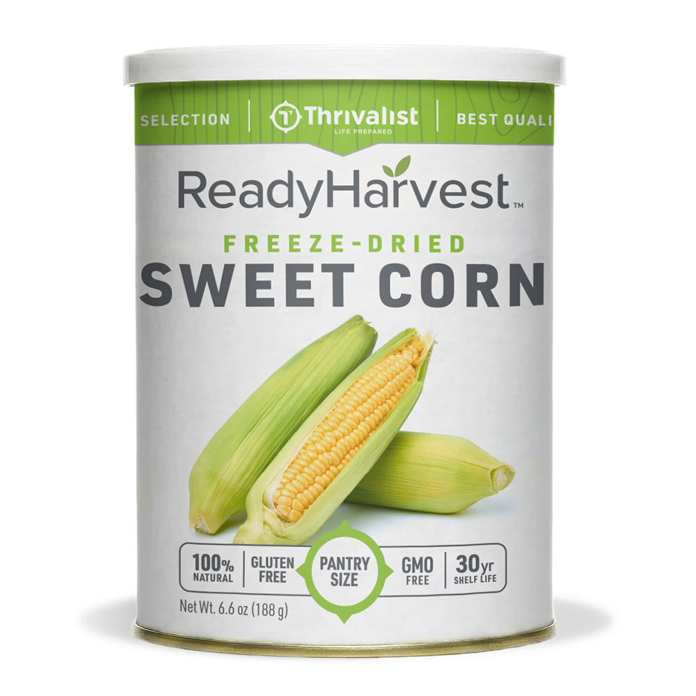 Ready Harvest Pantry Can – Freeze-Dried Sweet Corn (6.6 oz)