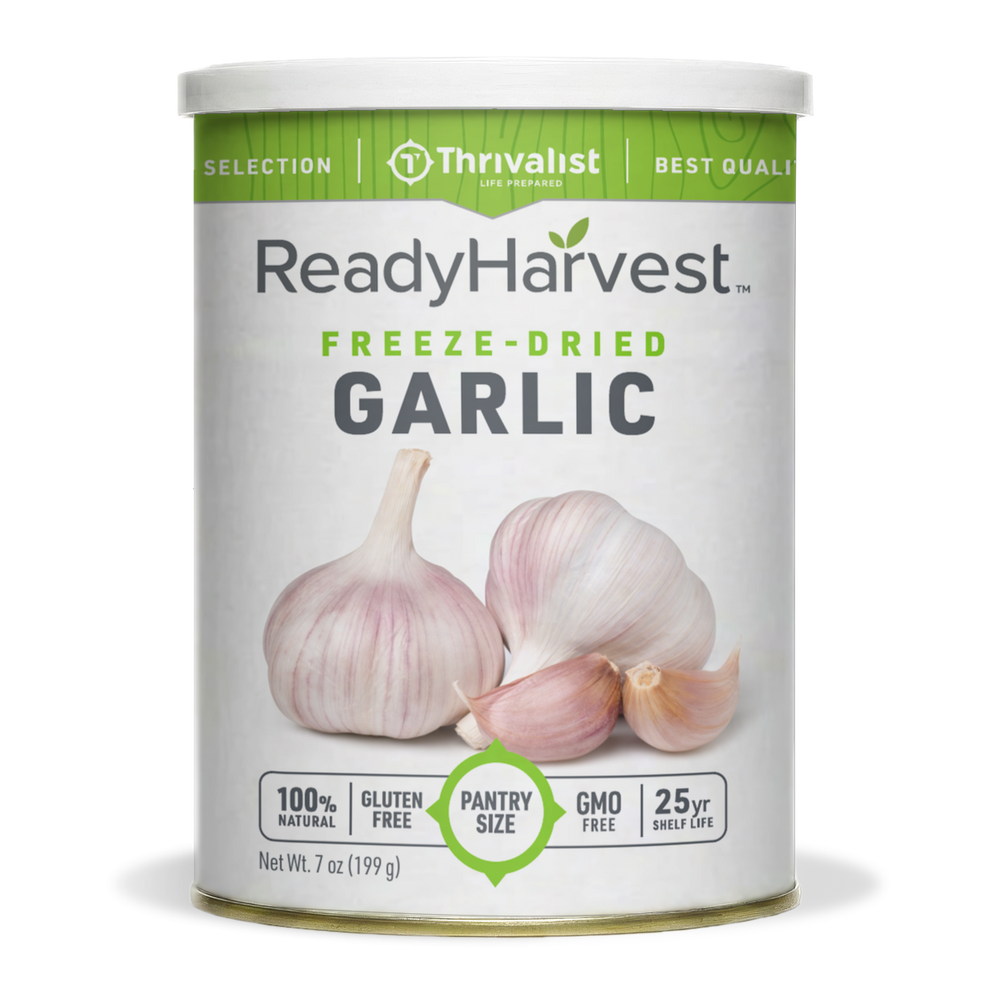 Ready Harvest Pantry Can - Freeze-Dried Garlic (7 oz)