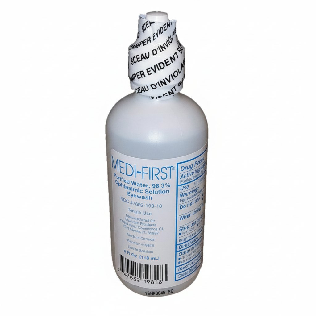 Purified and Buffered Medical Eye Wash