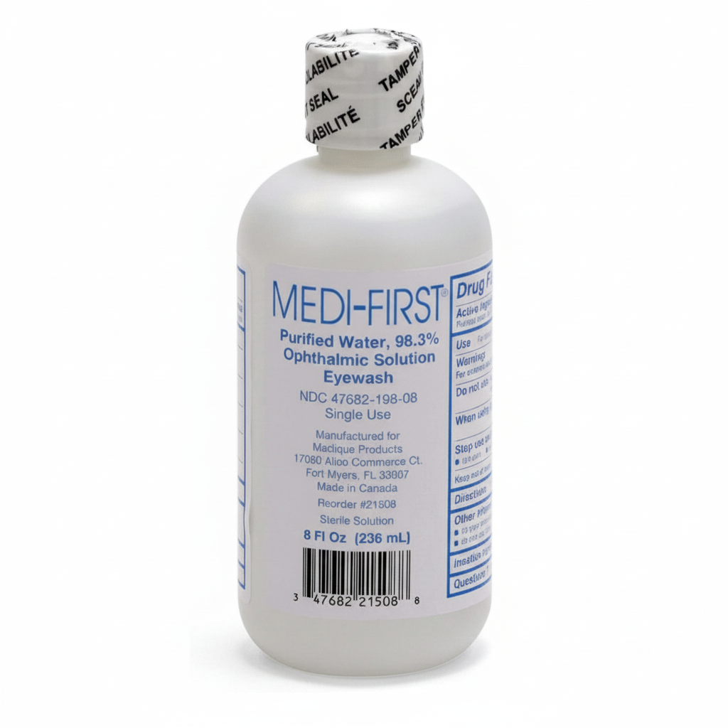 Purified and Buffered Medical Eye Wash