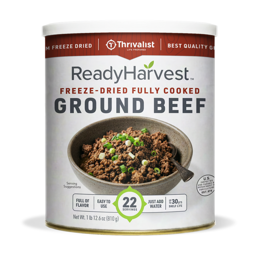 Ready Harvest Freeze-Dried Ground Beef (Fully Cooked)