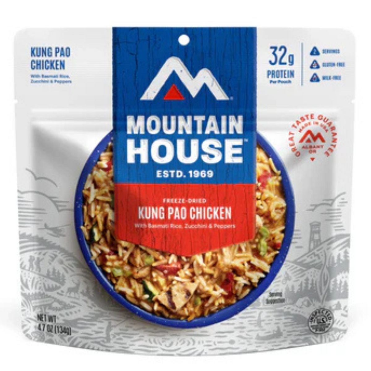 Freeze-Dried Kung Pao Chicken Pouch - Mountain House