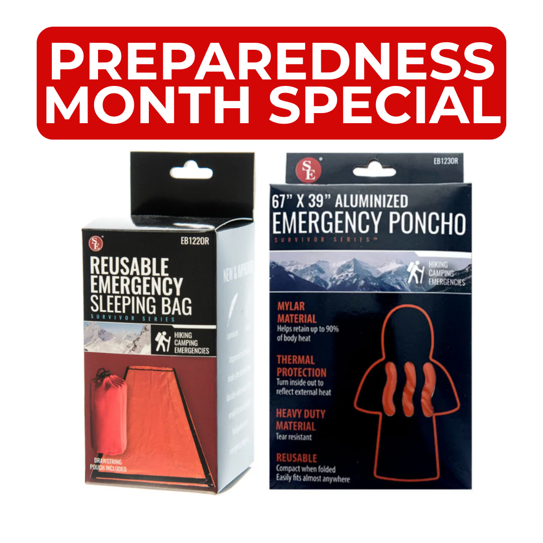 Survival Heat Pack (Poncho + Sleeping Bag)