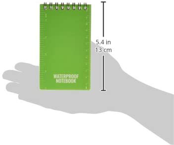 Waterproof and Tear-Resistant Emergency Notebook with Pencil (50 Pages)