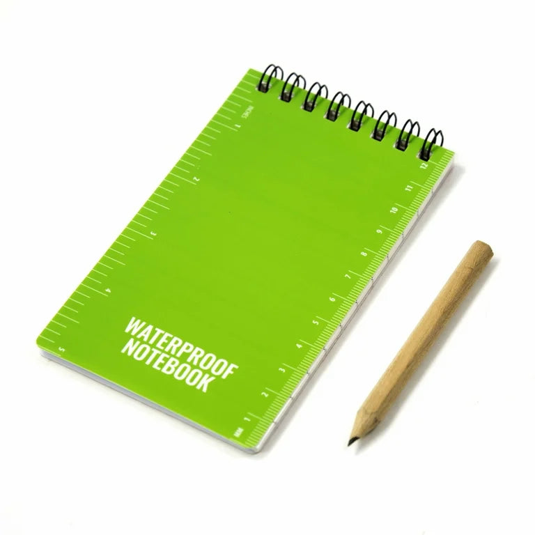 Waterproof and Tear-Resistant Emergency Notebook with Pencil (50 Pages)