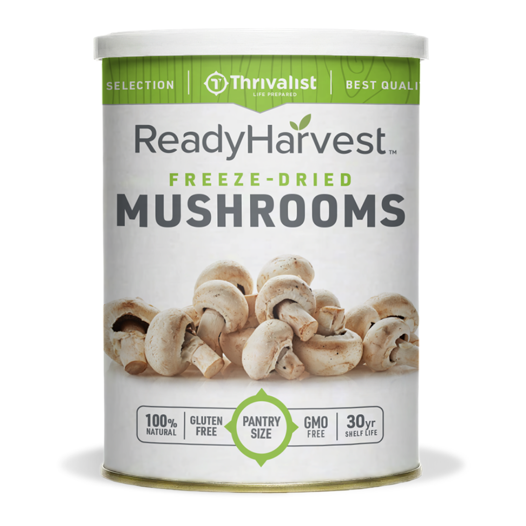 Ready Harvest Pantry Can – Freeze-Dried Mushrooms (2.8 oz)