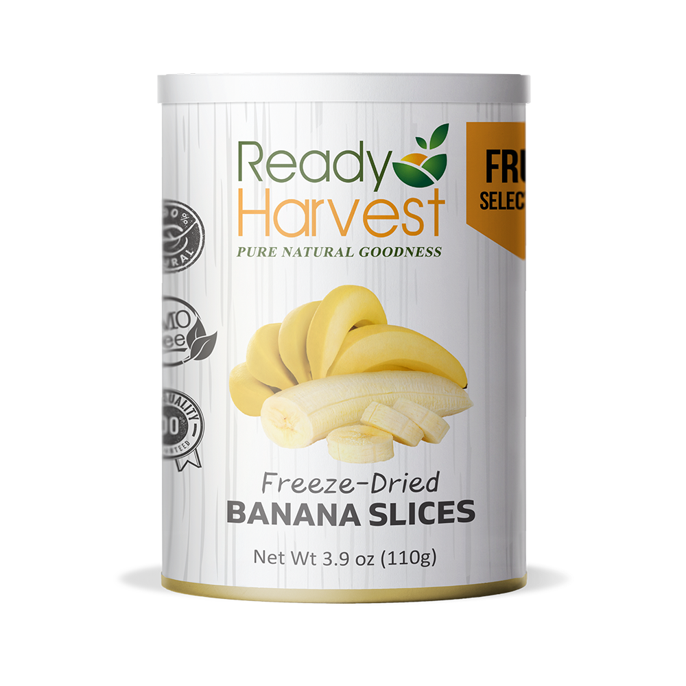 Ready Harvest Pantry Can - Freeze-Dried Banana Slices (3.9 oz)