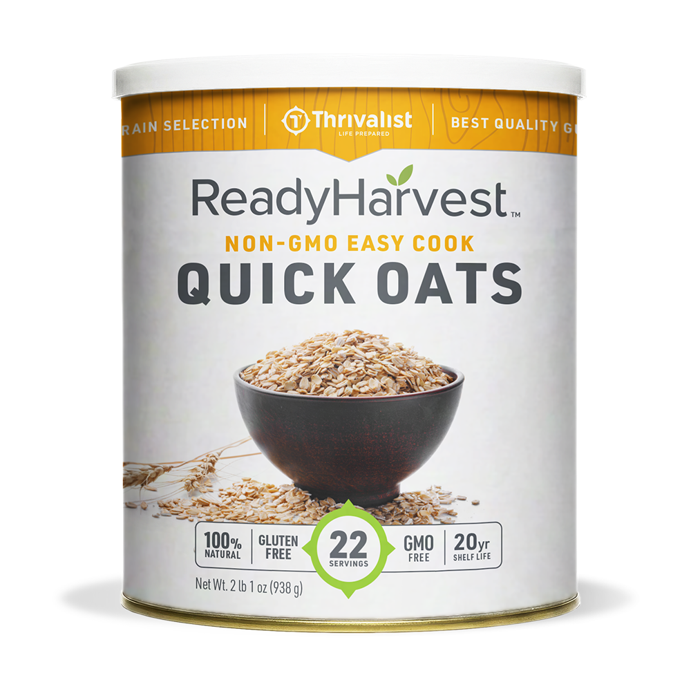 Ready Harvest Quick Oats (25-Year Shelf Life)