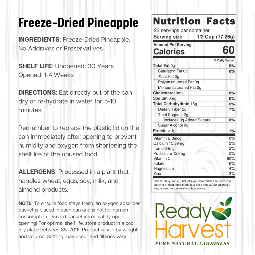 Ready Harvest Fruit Favorites Variety Kit (30-Year Shelf Life)
