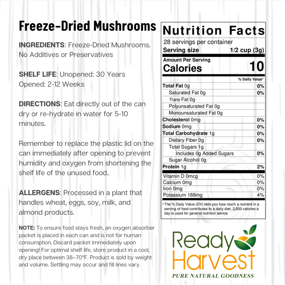 Ready Harvest Ingredient Favorites Variety Kit (30-Year Shelf Life)