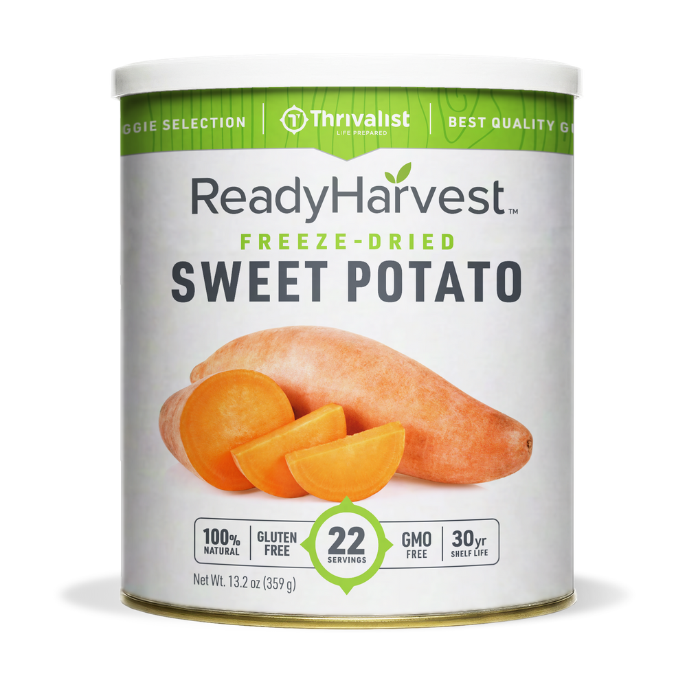 Ready Harvest Freeze-Dried Sweet Potatoes (30-Year Shelf Life)