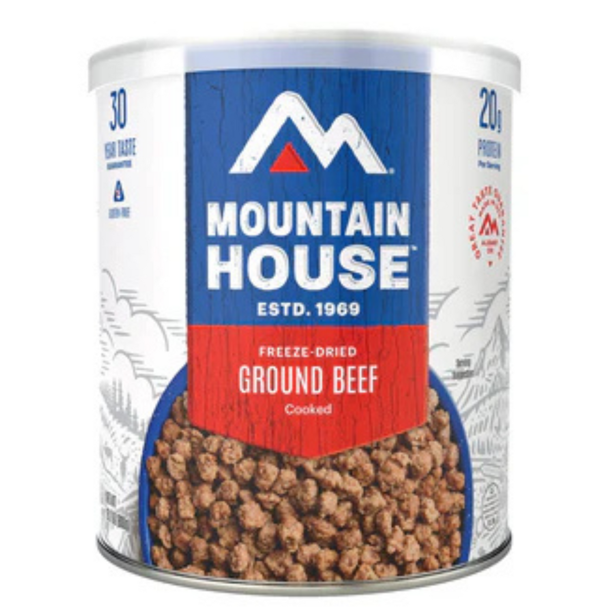 Freeze-Dried Ground Beef Can - Mountain House (GF) Gluten Free