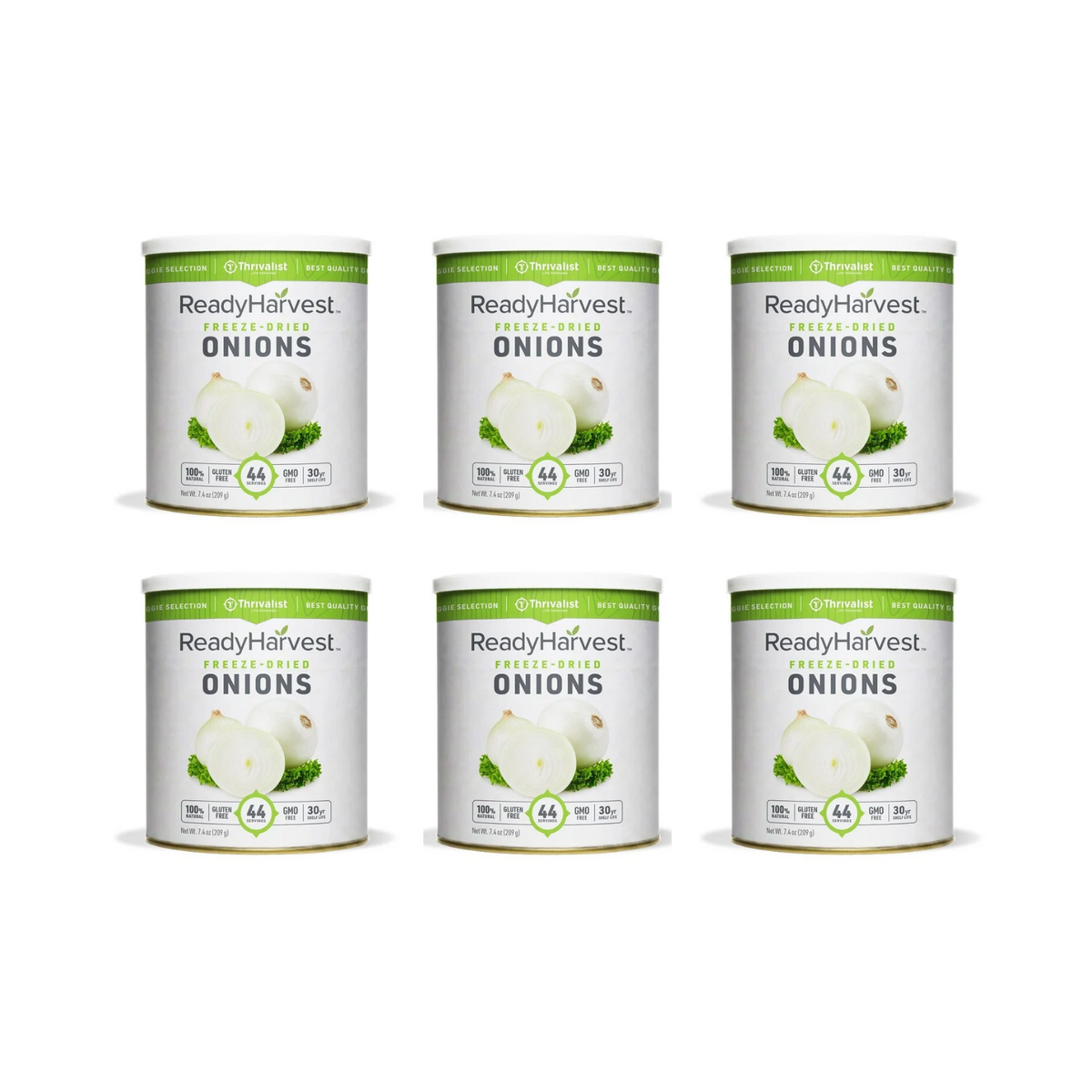 Ready Harvest Freeze-Dried Onions (30-Year Shelf Life)